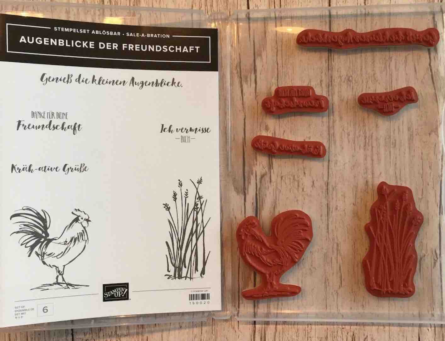 Stempelset Augenblicke der Freundschaft