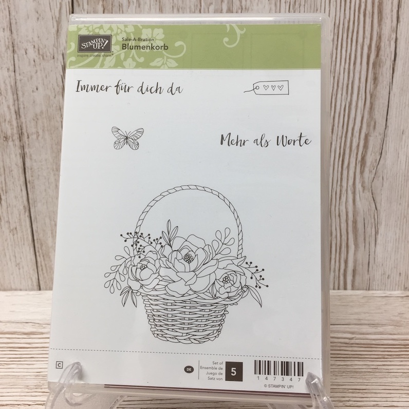 Stempelset Blumenkorb